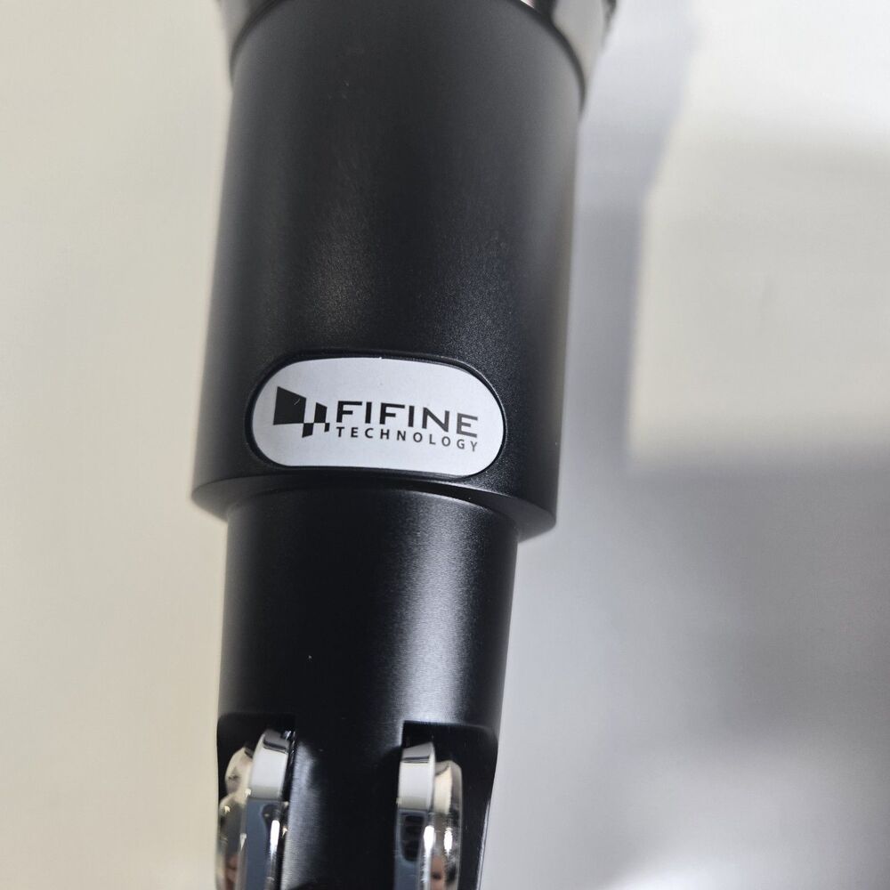FIFINE K6 Wired Dynamic Microphone Handheld Vocal Karaoke Mic w/ Box Accessories
